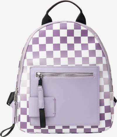 MYMO Sac à dos en violet / blanc, Vue avec produit