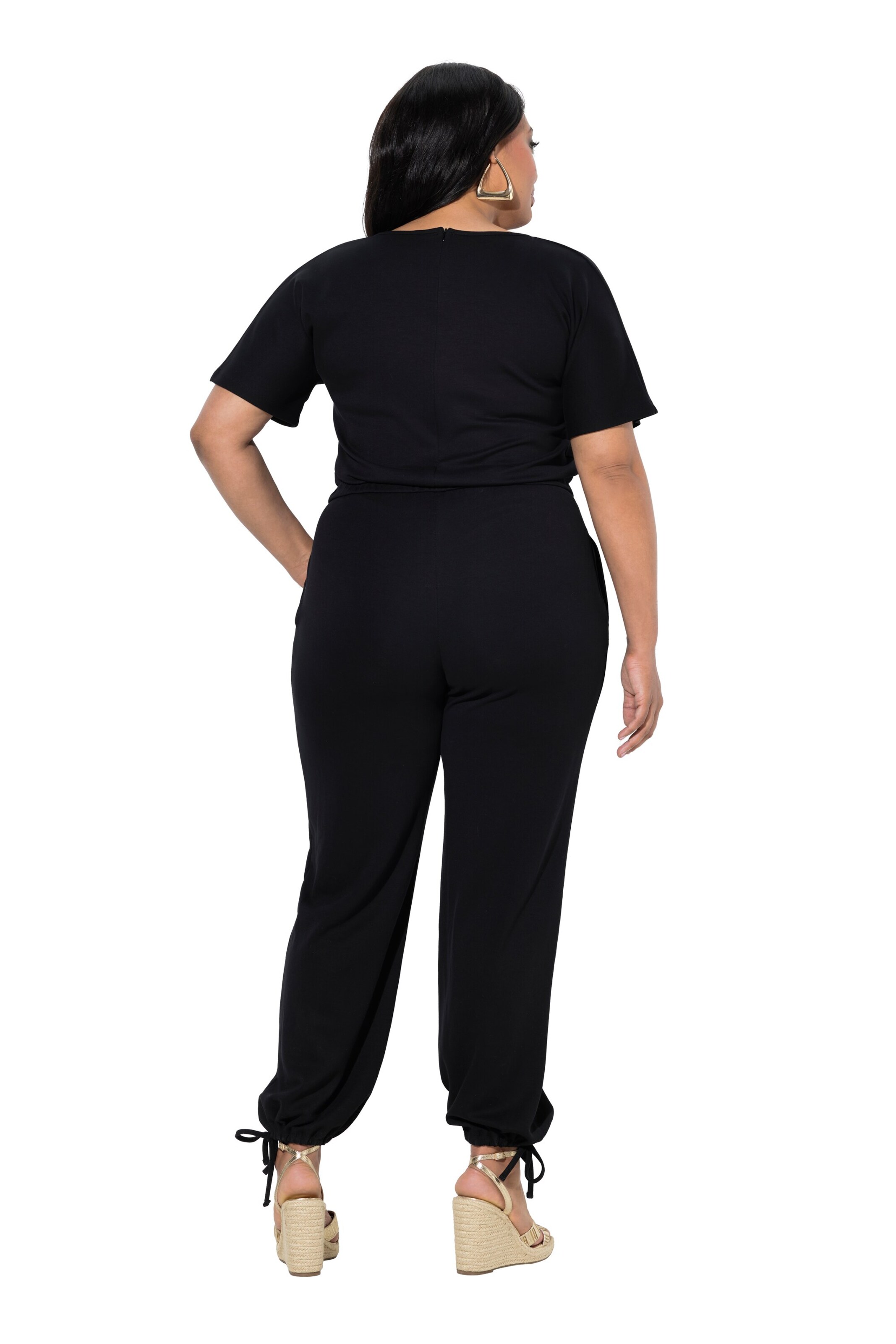Ulla Popken Jumpsuit in Zwart