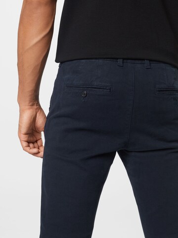 Coupe slim Pantalon chino 'Miles' SELECTED HOMME en bleu