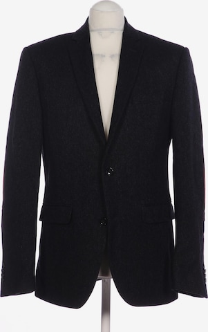 H&M Suit Jacket in M-L in Blue: front