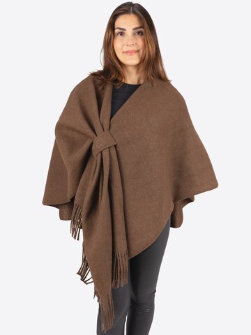 Seasons of April Cape 'ANDREA' in Braun: Vorderseite