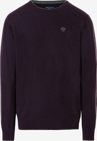 North Sails Sweater in Purple: front