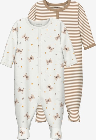 NAME IT Pajamas in Beige: front