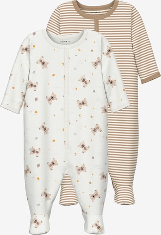 NAME IT - Pijama en beige: frente