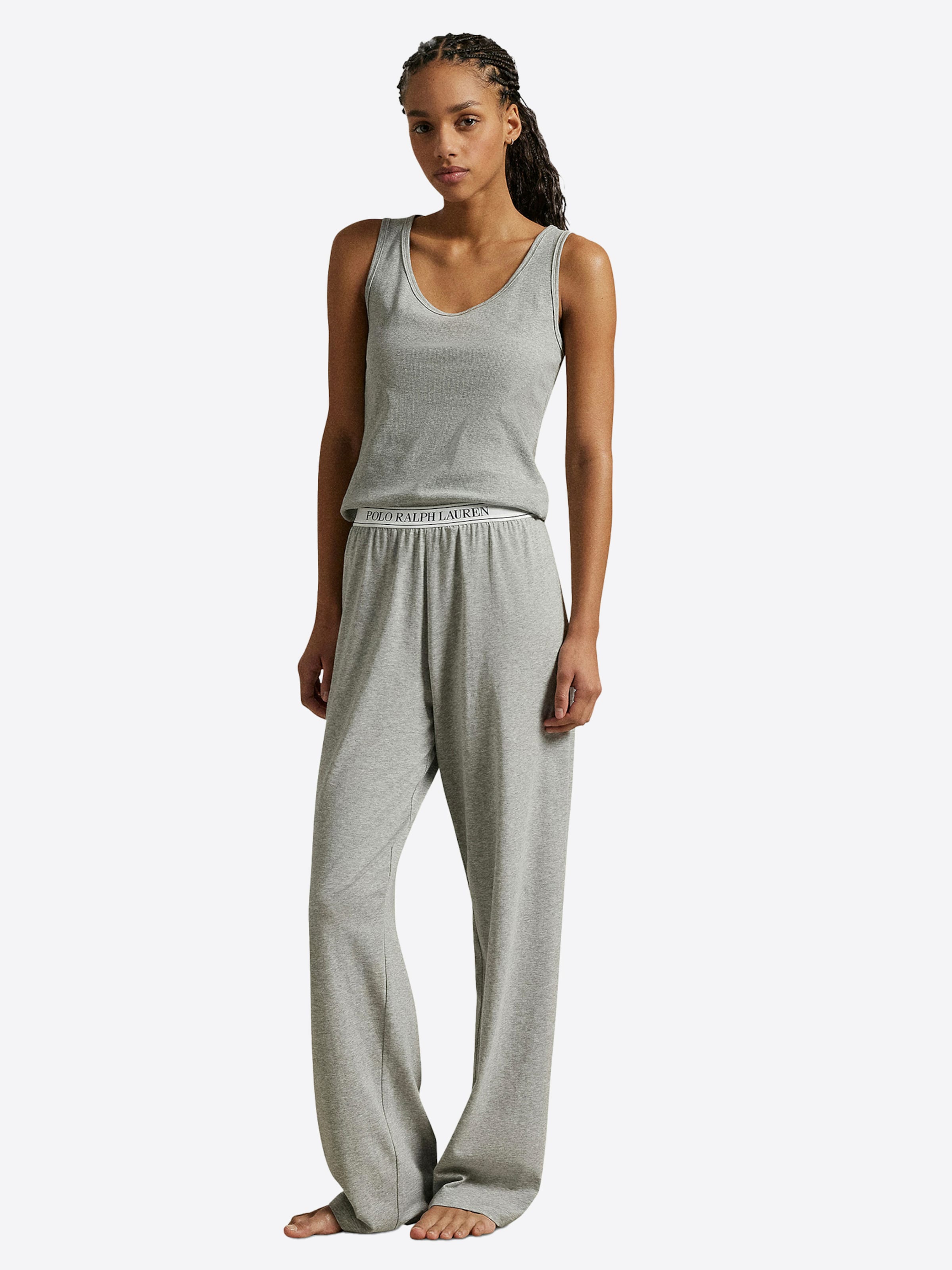 Polo Ralph Lauren Pyjamabroek ' Polo Essentials ' in Grijs