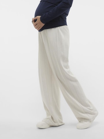 Regular Pantalon MAMALICIOUS en gris : devant