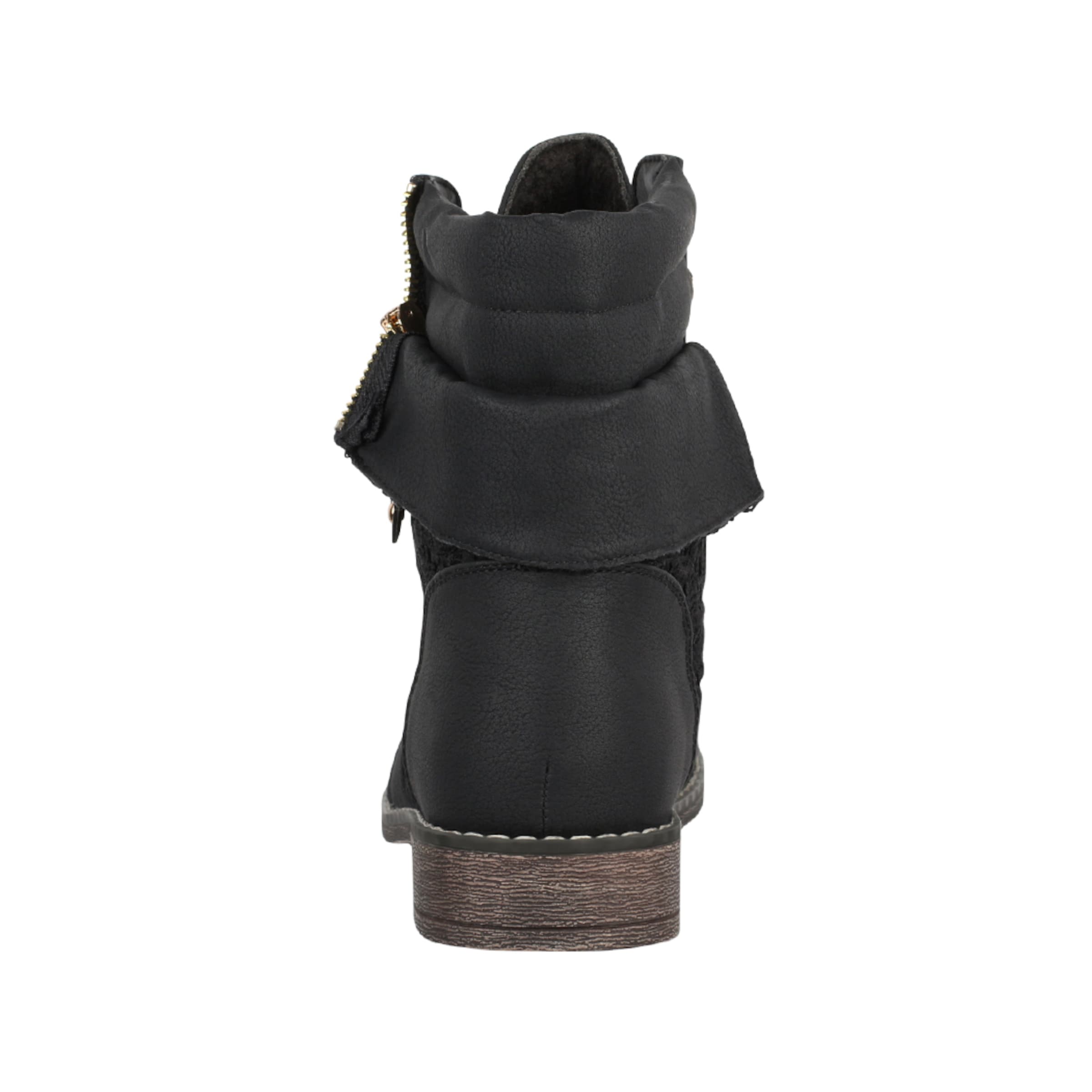 Elara Snørestøvletter i sort