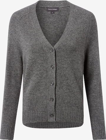 Franco Callegari Gebreid vest in Grijs: voorkant