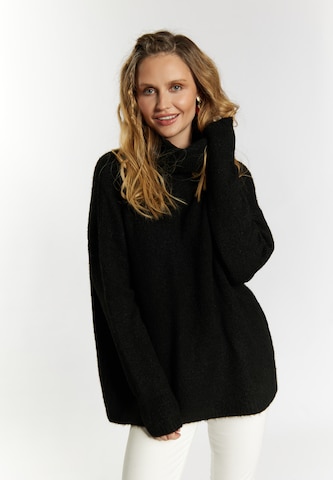 usha FESTIVAL Sweater in Black: front