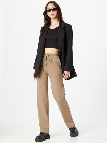 VERO MODA Regular Broek 'Evana' in Bruin