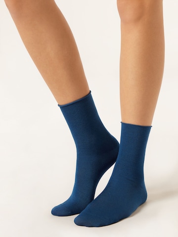 CALZEDONIA Socks in Blue: front