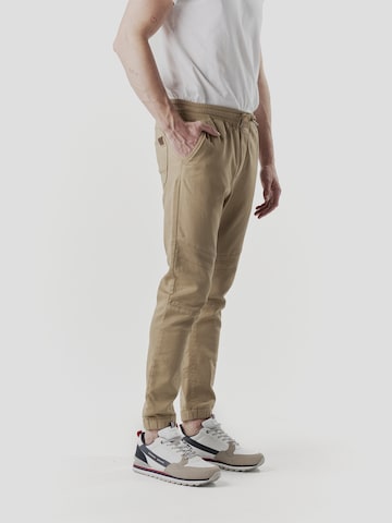 KOROSHI Zúžený strih Nohavice - Béžová