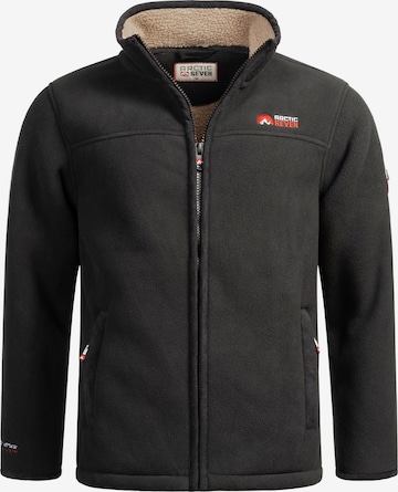 Arctic Seven Athletic Fleece Jacket 'Zeroo' in Grey: front