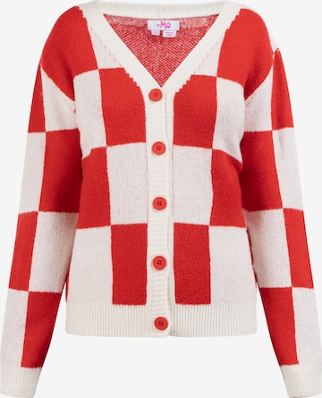 MYMO Knit cardigan 'Blonda' in Red: front