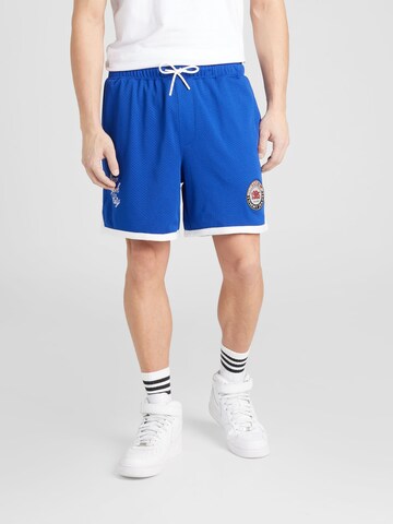 Tommy Jeans Regular Pants 'ARCHIVE GAMES' in Blue: front