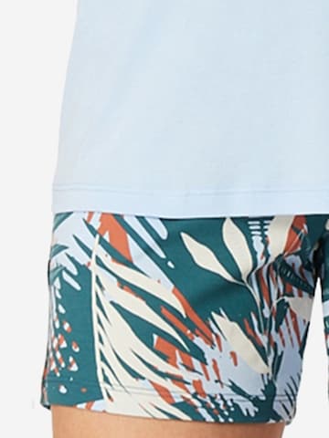 SCHIESSER Pyjama 'Modern Nightwear' in Blauw