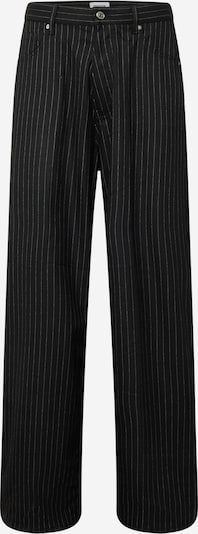 WEEKDAY Pantalon 'Astro' in de kleur Zwart / Wit, Productweergave