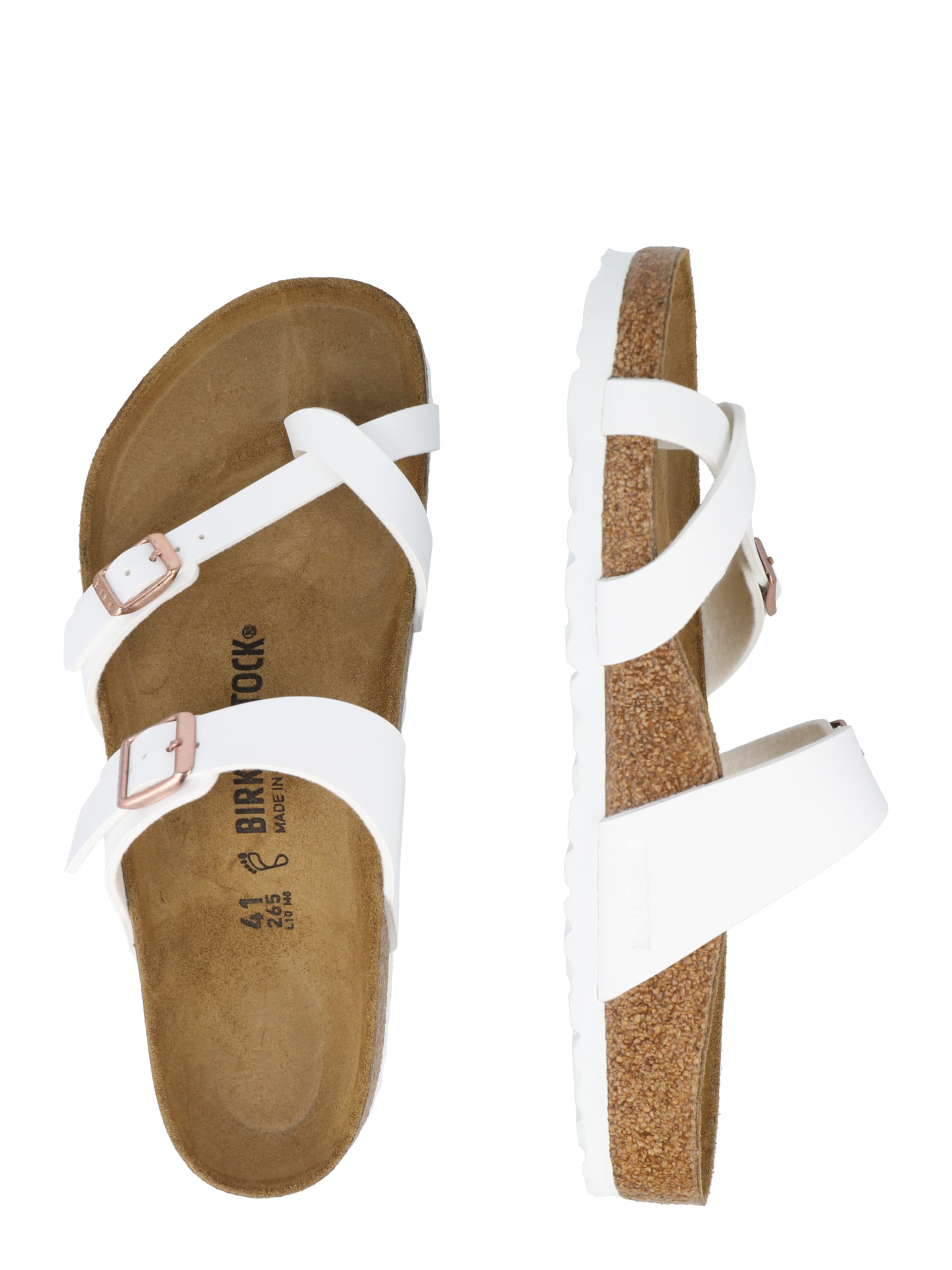 BIRKENSTOCK Zehentrenner 'Mayari' in Weiß