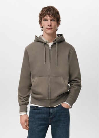 MANGO MAN Sweatshirt 'Bady' in Brown: front