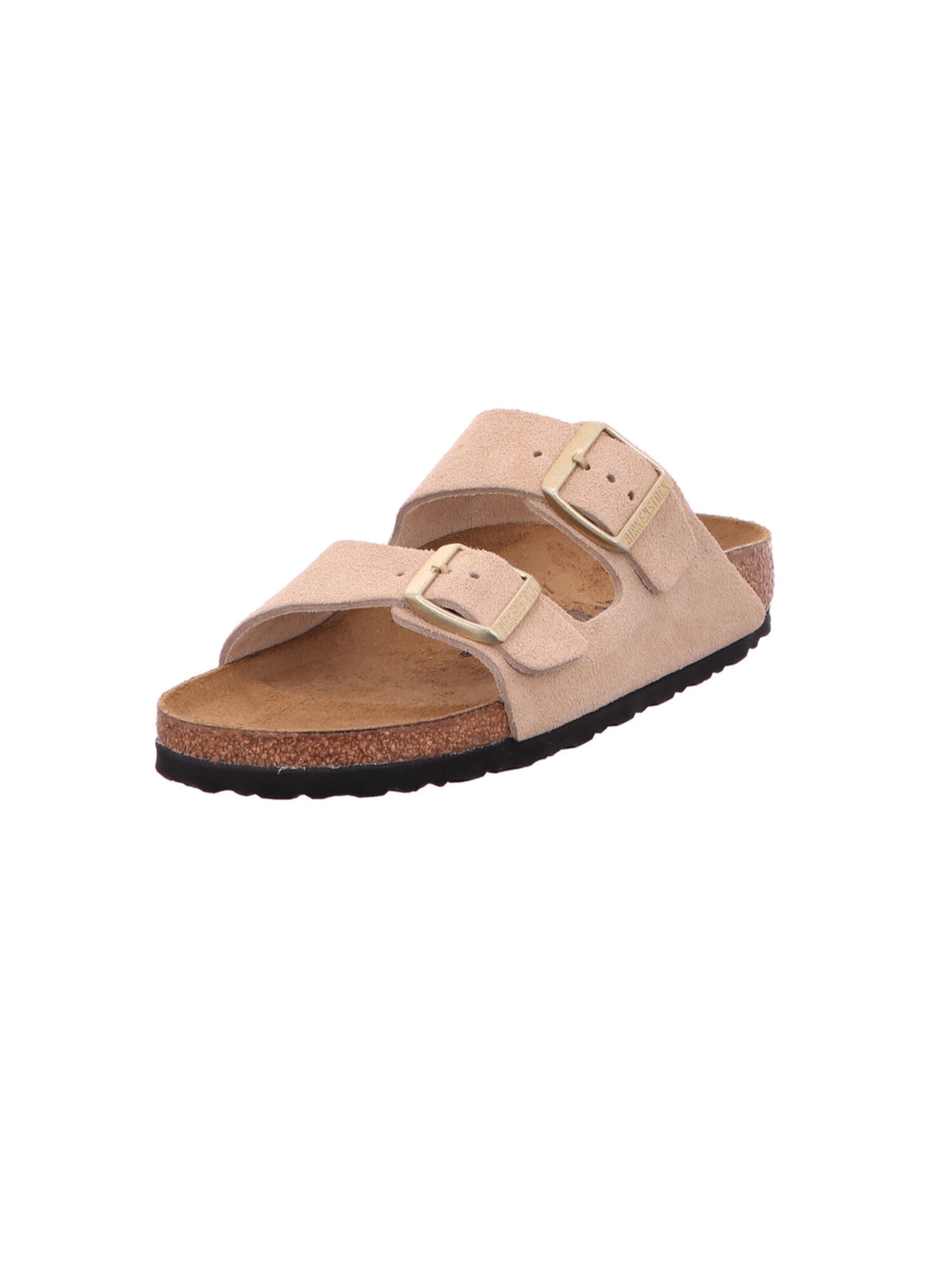 BIRKENSTOCK Pantolette in Beige: Vorderseite