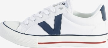 Chaussure de sport à lacets victoria en blanc : devant