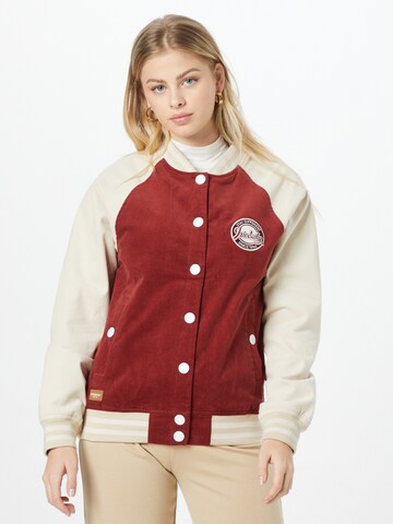 Iriedaily Between-season jacket in Red: front