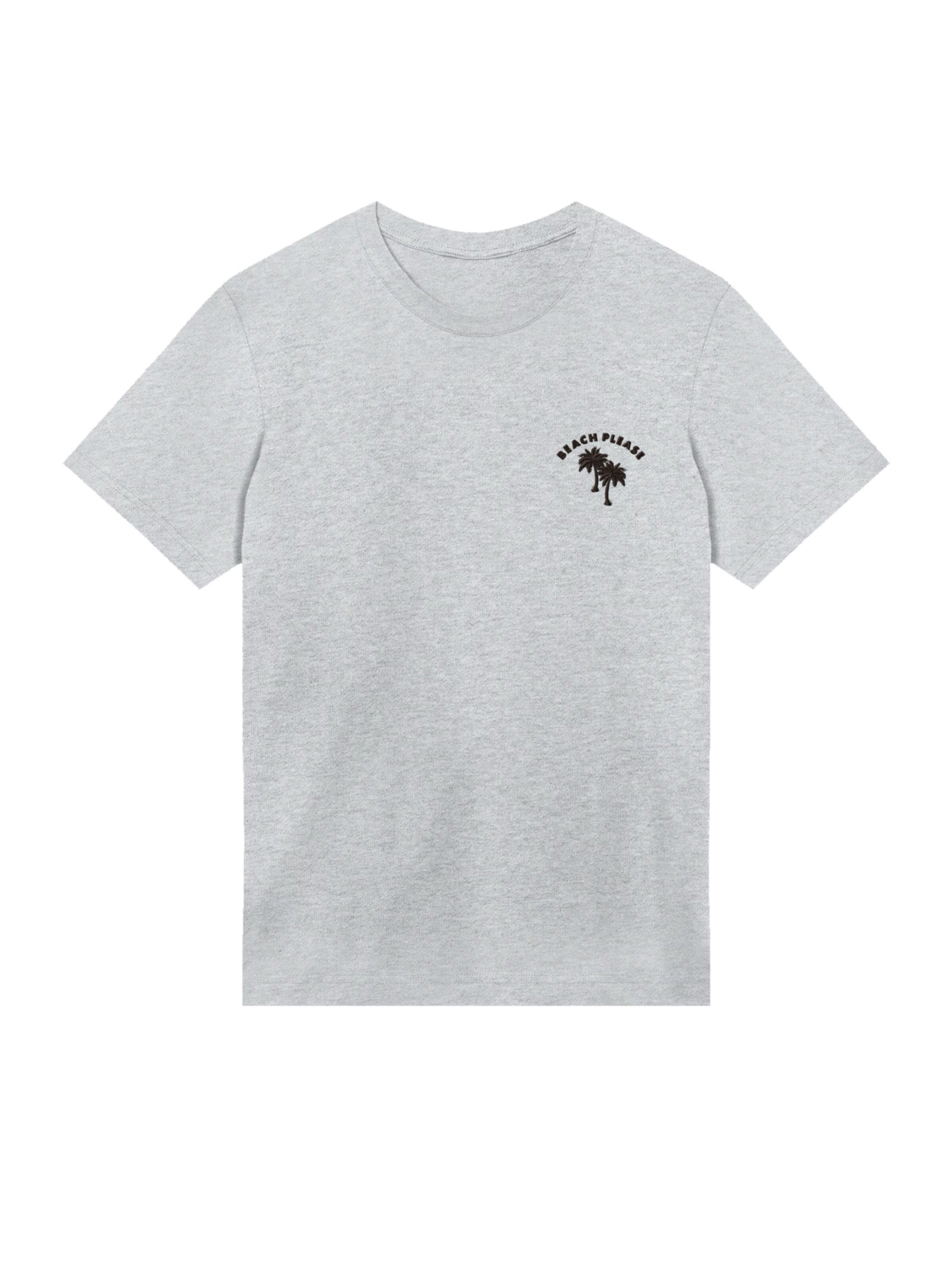 F4NT4STIC Shirt 'Beach Please' in Grey: front