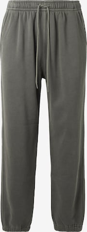 Abercrombie & FitchTapered Hlače 'ESSENTIAL' - siva boja: prednji dio