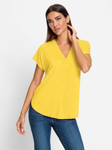 T-shirt heine en jaune : devant