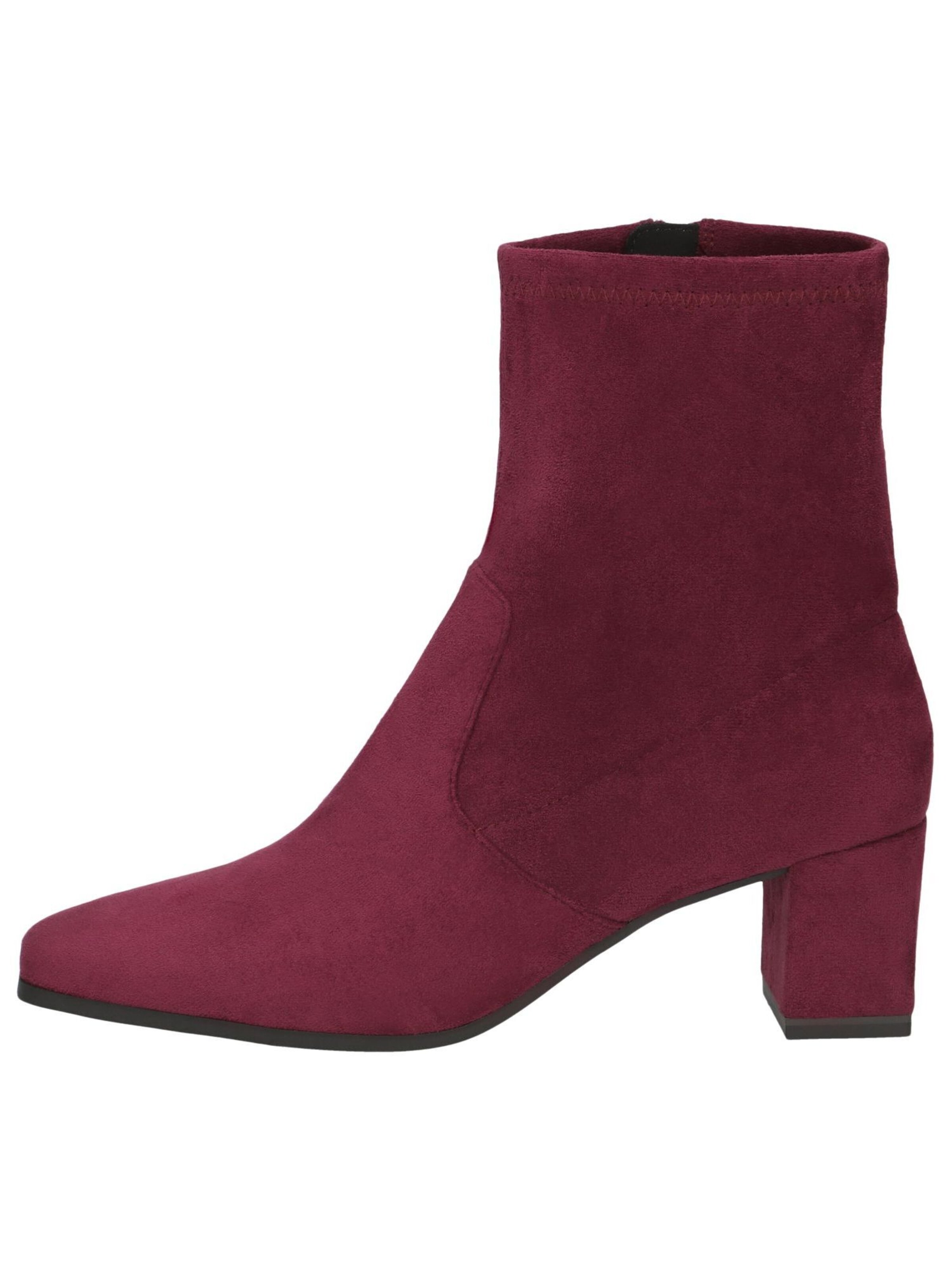 CAPRICE Ankle Boots in Red
