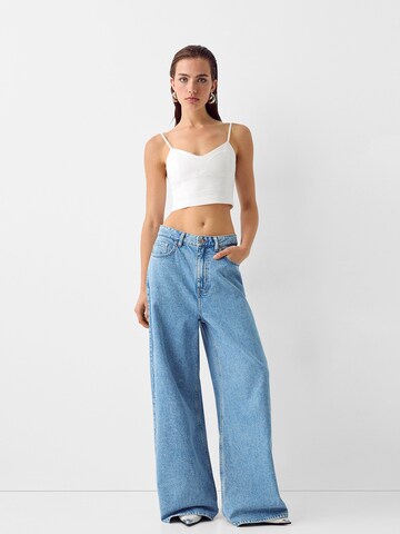 Haut Bershka en blanc