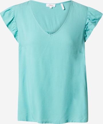 s.Oliver Blouse in Blue: front