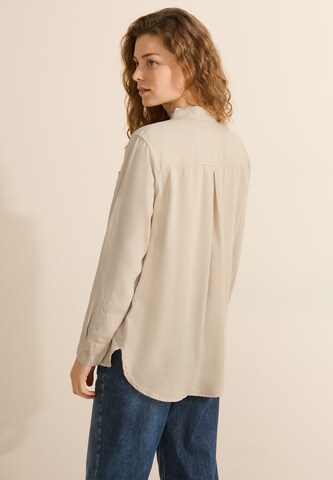 CECIL Bluse im Washed-Look in Beige