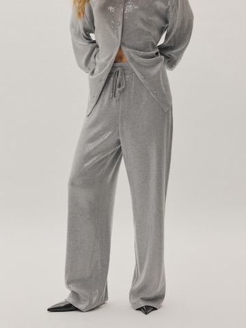 KAVAZI Shirt 'SEQUINS' in Grey: front