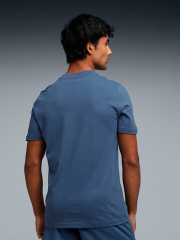 PUMA Shirt 'Puma Ess No. 1 Logo Tee S' in Blauw