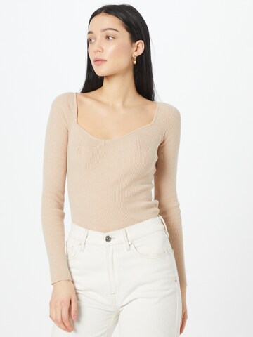 GUESS Sweater 'Babette' in Beige: front