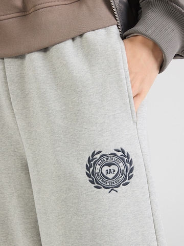 GAP Szeroka nogawka Spodnie w kolorze szary