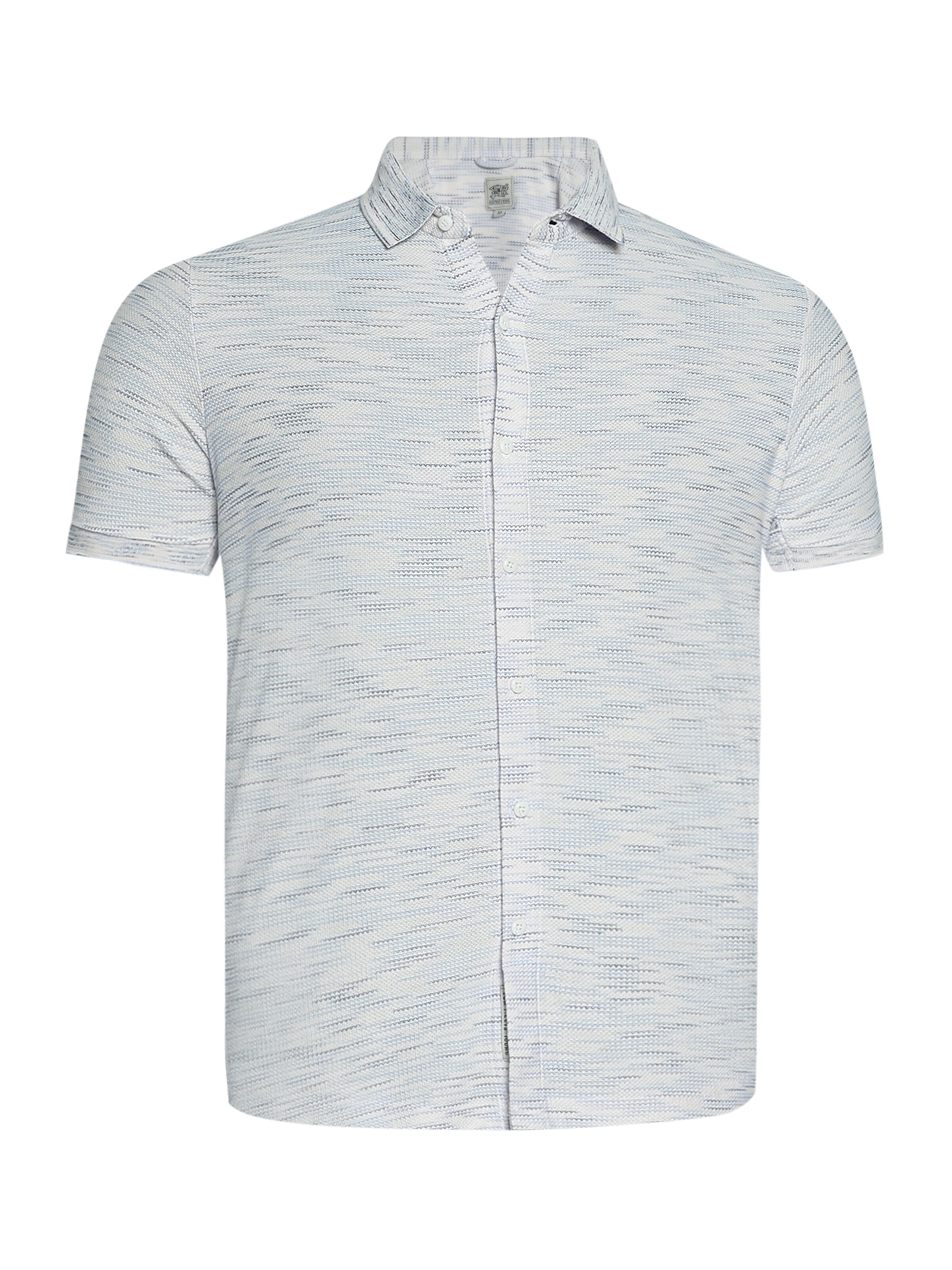 Regular fit Cămașă de la Campus Sutra pe alb: față