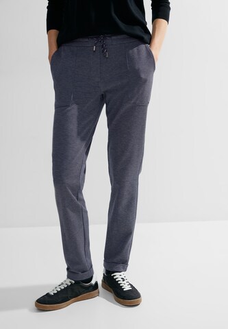 CECIL Slim fit Pants in Blue: front