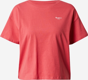 T-shirt 'WIMANI' Pepe Jeans en rouge : devant