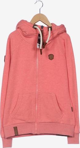 naketano Sweatshirt & Zip-Up Hoodie in M in Pink: front