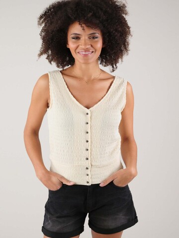 Haut 'Sima' Deeluxe en beige : devant