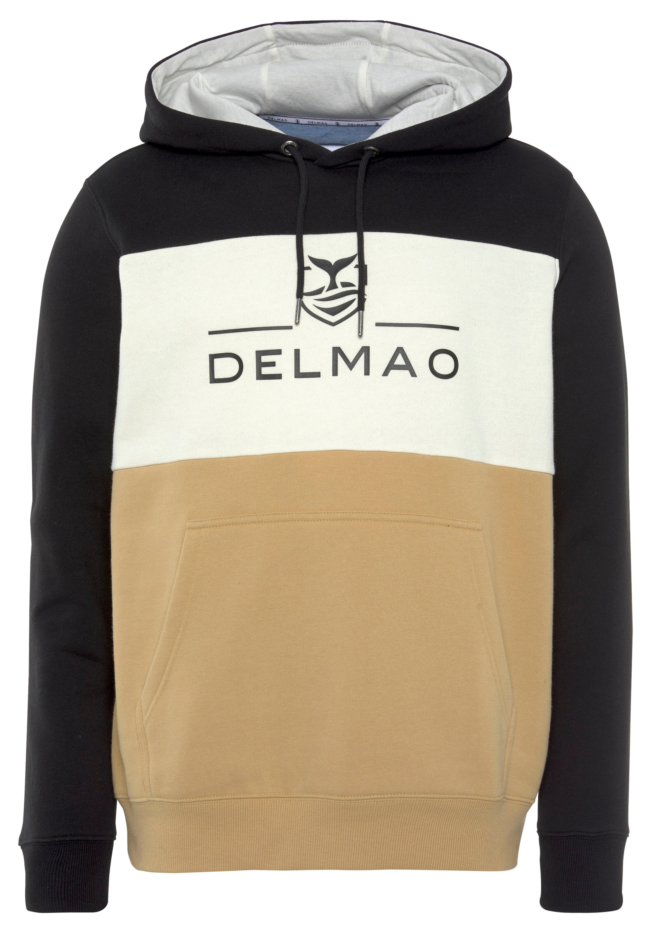 DELMAO Sweatshirt in Black: front