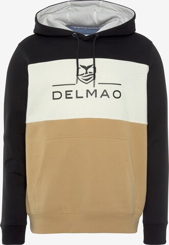 DELMAO Sweatshirt in Black: front
