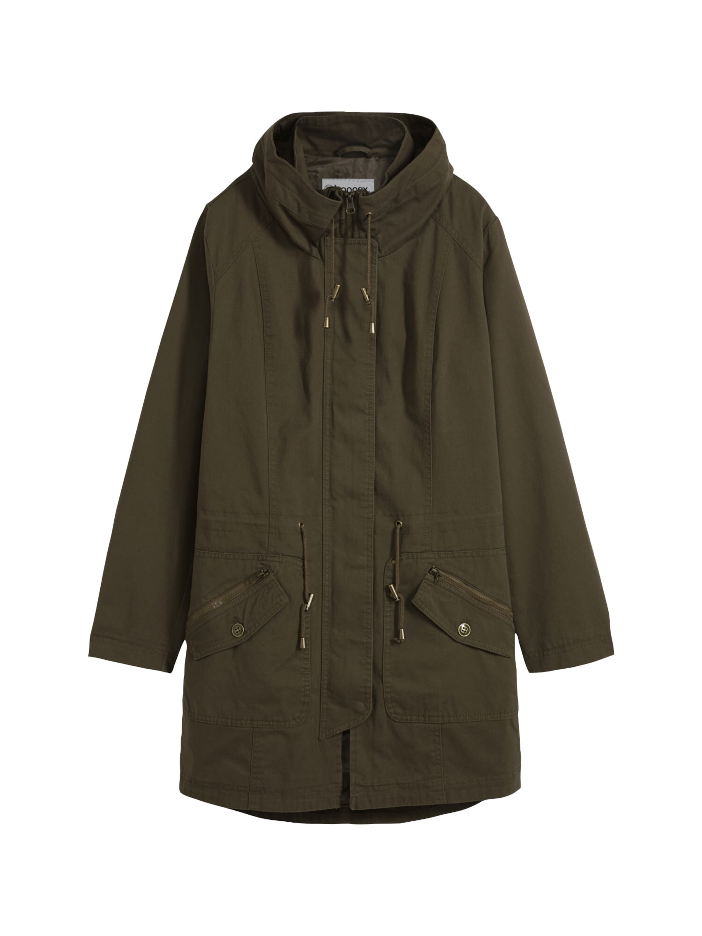 bonprix Parka in Grün: Vorderseite