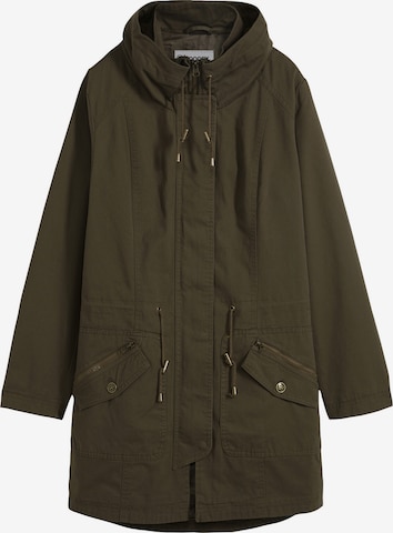 Parka di mezza stagione di bonprix in verde: frontale
