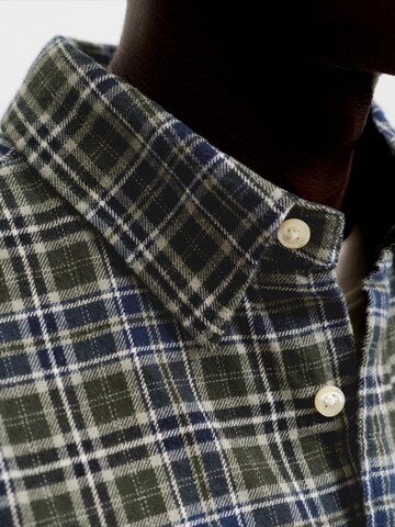 JACK & JONES Regular fit Button Up Shirt 'JJEFIELD' in Green