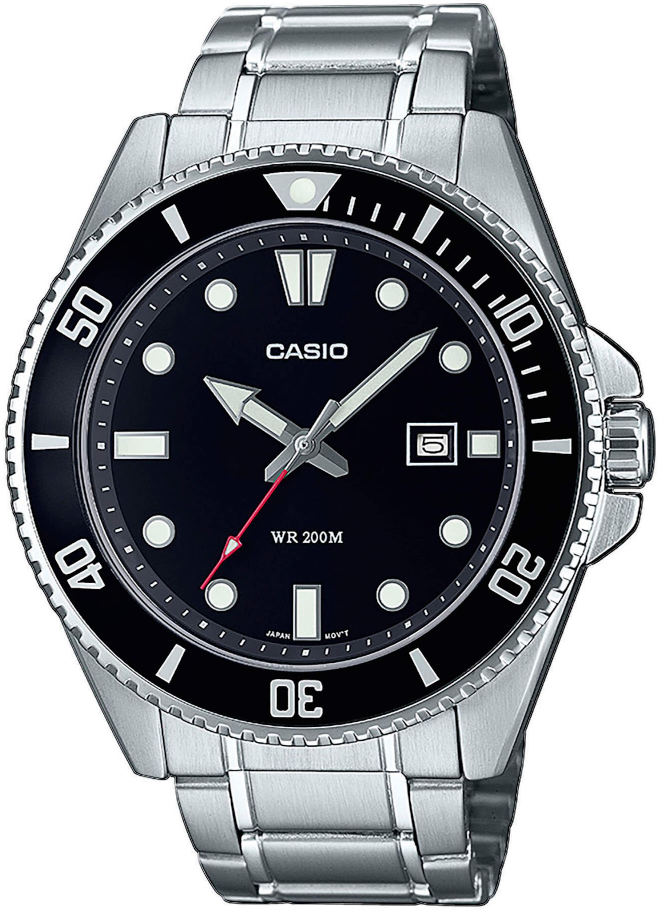 CASIO Analog Watch in Silver: front