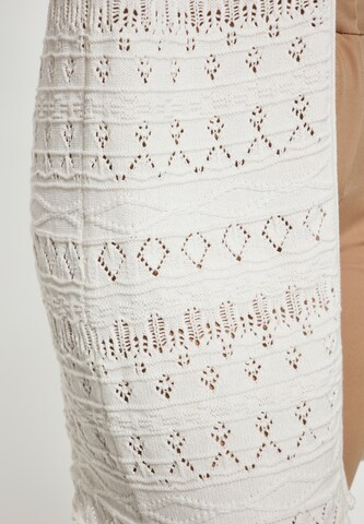 Usha Knit Cardigan in White