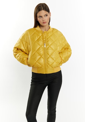 myMo ROCKS Between-season jacket in Yellow: front